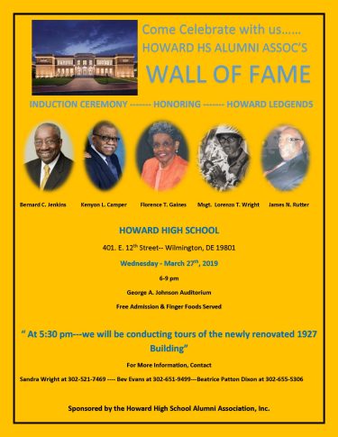 Howard High School - Wall of Fame